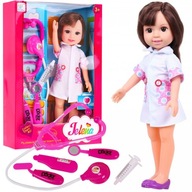 Doplnky pre bábiku Doktor + stetoskop + teplomer + striekačka Doplnky pre bábiku Doktor + stetoskop + teplomer + striekačka
