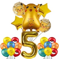 VEĽKÁ SADA FÓLIOVÝCH BALÓNOV POKEMON GO PIKACHU NA 5. PIATE NARODENINY 26ks VEĽKÁ SADA FÓLIOVÝCH BALÓNOV POKEMON GO PIKACHU NA 5. PIATE NARODENINY 26ks