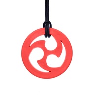 Terapeutický prívesok na hryzadlá Ninja Star Red Terapeutický prívesok na hryzadlá Ninja Star Red