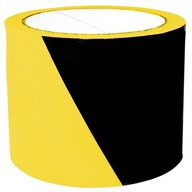 Výstražná páska 75mm 100m žlto-čierna