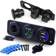 ZÁSUVKA ZAPAĽOVAČA USB 12V SPÍNAČ ZÁSUVKA ZAPAĽOVAČA USB 12V SPÍNAČ