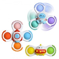 WOOPIE BABY Spinner Senzorická hračka raketa Alien Ufo 3 ks. WOOPIE BABY Spinner Senzorická hračka raketa Alien Ufo 3 ks.