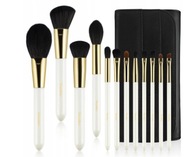 YUWAKU Sada štetcov na make-up v kufríku, 12 kusov YUWAKU Sada štetcov na make-up v kufríku, 12 kusov