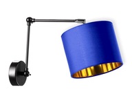 Nastaviteľné nástenné svietidlo Edison LED E27 stropné svietidlo, zlaté tienidlo Nastaviteľné nástenné svietidlo Edison LED E27 stropné svietidlo, zlaté tienidlo
