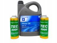 TEC 2000 Engine Flush x2 GM Oil 10w40 5L