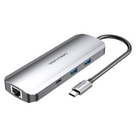 VENTION USB-C 9v1 TF / SD HDMI LAN PD100W Audio 1xC