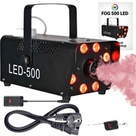 LIGHT4ME FOG 500 LED hmlovka s diaľkovým ovládaním, výkonný hmlový stroj