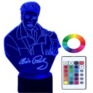 Elvis Presley Music Led Night Lamp NAME Engraved Elvis Presley Music Led Night Lamp NAME Engraved