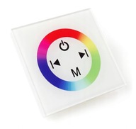 LED ovládač diaľkové ovládanie RGB dotyk pre 12A bielu krabičku LED ovládač diaľkové ovládanie RGB dotyk pre 12A bielu krabičku