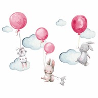 Samolepky na stenu BUNTS, CLOUDS, BALOONS pre deti Samolepky na stenu BUNTS, CLOUDS, BALOONS pre deti