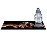 SKLENENÝ RADIÁTOR NA HROB 60x20cm Dym z ruží 66c SKLENENÝ RADIÁTOR NA HROB 60x20cm Dym z ruží 66c