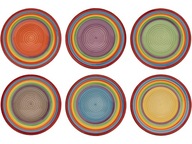 Keramické taniere hlboké 21 cm MEXICO / 6 kusov Keramické taniere hlboké 21 cm MEXICO / 6 kusov