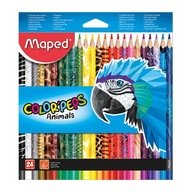 MAPED COLOR'PEPS ANIMALS ceruzky 24 FARIEB MAPED COLOR'PEPS ANIMALS ceruzky 24 FARIEB