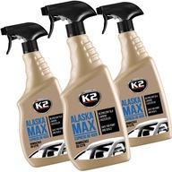 3x VÝKONNÝ K2 ALSKA MAX rozmrazovač okien auta 700ml do -70C 3x VÝKONNÝ K2 ALSKA MAX rozmrazovač okien auta 700ml do -70C