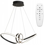 APP823 LED stropné svietidlo, luster, čierne + diaľkové ovládanie APP823 LED stropné svietidlo, luster, čierne + diaľkové ovládanie