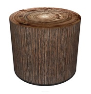 Hnedý pouffe do haly - Kempas Hnedý pouffe do haly - Kempas