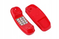Červený zvukový telefón pre deti na ihrisku