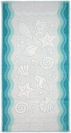 Osuška Flora Ocean, bavlna, 70x140, tyrkysová Greno Osuška Flora Ocean, bavlna, 70x140, tyrkysová Greno