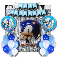 Sada narodeninových dekorácií Sonic Balloons Sada narodeninových dekorácií Sonic Balloons