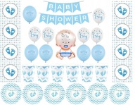 Balóny Set Baby Shower Boy Child Birth Balóny Set Baby Shower Boy Child Birth