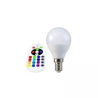 V-TAC LED žiarovka 3,5W E14 Ball P45 Diaľkové ovládanie VT-2234 6400K+RGB 320lm