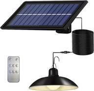 SET TANIER SOLAR LED ZÁVESNÁ LAMPA SO SOLÁRNYM PANELOM ZÁHRADKA + DIAĽKOVÉ OVLÁDANIE