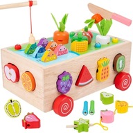 MONTESSORI BLOCK SORTER CHYŤTE HÁDANKU ČERVA MONTESSORI BLOCK SORTER CHYŤTE HÁDANKU ČERVA