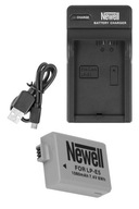 SET DC-USB NABÍJAČKA + BATÉRIA NEWELL LP-E5