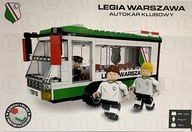 Stavebné bloky pre klubový autobus Legia Warszawa