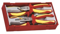 TENGTOOLS SADA IZOLOVANÝCH KLIEŠTE 1000V, 4 KS. TENGTOOLS SADA IZOLOVANÝCH KLIEŠTE 1000V, 4 KS.