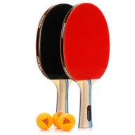Rakety na stolný tenis + sada 3 loptičiek Rakety na stolný tenis + sada 3 loptičiek