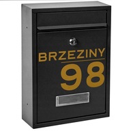 POŠTOVNÁ SCHRÁNKA NA LISTY ČIERNA + VZOR ZLATÁ NÁPISOVÁ SCHRÁNKA S POKYNOM POŠTOVNÁ SCHRÁNKA NA LISTY ČIERNA + VZOR ZLATÁ NÁPISOVÁ SCHRÁNKA S POKYNOM
