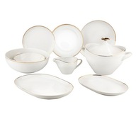 Jedálenský set Glamour porcelánový set pre 6 osôb