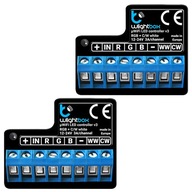 2x RGBWW wLightBox V3 WiFi BLEBOX LED ovládač 2x RGBWW wLightBox V3 WiFi BLEBOX LED ovládač
