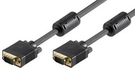 Goobay M / M čierny VGA kábel, 15 m, plug-to-plug