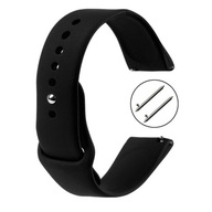 SMARTWATCH SILIKÓNOVÝ GUMOVÝ REMÍN 18MM ČIERNA SMARTWATCH SILIKÓNOVÝ GUMOVÝ REMÍN 18MM ČIERNA