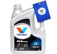 VALVOLINE SynPower 4T 10W40 4L MOTORCYCLE API SN JASO MA-2 výroba 2024 VALVOLINE SynPower 4T 10W40 4L MOTORCYCLE API SN JASO MA-2 výroba 2024
