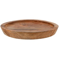 Podnos z dreva MANGO veľký rustikálny 29 cm okrúhly! Podnos z dreva MANGO veľký rustikálny 29 cm okrúhly!