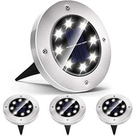 ZEMNÉ LAMPY 8 LED SOLÁRNE NÁKLESNÉ LAMPY 4 KS ZEMNÉ LAMPY 8 LED SOLÁRNE NÁKLESNÉ LAMPY 4 KS