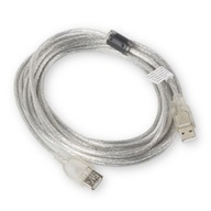 Pasívny 5-metrový predlžovací kábel USB-A 2.0, tienený, s feritovým filtrom Pasívny 5-metrový predlžovací kábel USB-A 2.0, tienený, s feritovým filtrom
