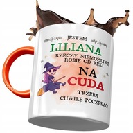 Oranžový hrnček pre Lilianu, kamarátku, darček s potlačou a fotkou Oranžový hrnček pre Lilianu, kamarátku, darček s potlačou a fotkou
