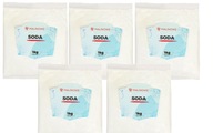 Sóda bikarbóna 5x1KG POTRAVINY HYDROUhličitan sodný Sóda bikarbóna 5x1KG POTRAVINY HYDROUhličitan sodný