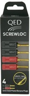 QED ScrewLoc QE1880 banánový konektor reproduktora 4 ks QED ScrewLoc QE1880 banánový konektor reproduktora 4 ks