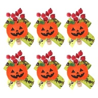 6 ks Halloweenske ozdobné držiaky na tekvicové obrúsky 6 ks Halloweenske ozdobné držiaky na tekvicové obrúsky