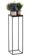 Čierny kovový stojan na kvety 80 cm LOFT kvety Čierny kovový stojan na kvety 80 cm LOFT kvety