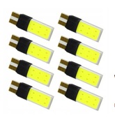 8x W5W LED ŽIAROVKA 2 COB DIÓDY T10 CAN BUS 5500K 8x W5W LED ŽIAROVKA 2 COB DIÓDY T10 CAN BUS 5500K