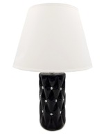 Čierna stolná lampa s očarujúcimi kryštálmi Čierna stolná lampa s očarujúcimi kryštálmi
