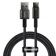 BASEUS USB/USB-C KÁBEL 100W 1m RÝCHLE SILNÉ Opletenie