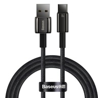 BASEUS USB/USB-C KÁBEL 100W 1m RÝCHLE SILNÉ Opletenie BASEUS USB/USB-C KÁBEL 100W 1m RÝCHLE SILNÉ Opletenie