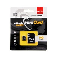 IMRO microSD 16GB pamäťová karta s SD adaptérom - K